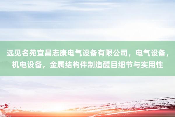 远见名苑宜昌志康电气设备有限公司，电气设备，机电设备，金属结构件制造醒目细节与实用性