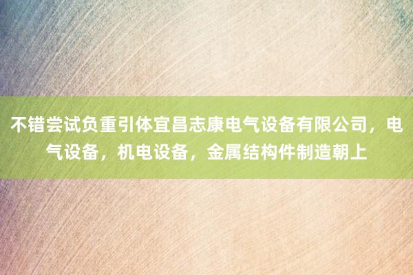 不错尝试负重引体宜昌志康电气设备有限公司，电气设备，机电设备，金属结构件制造朝上